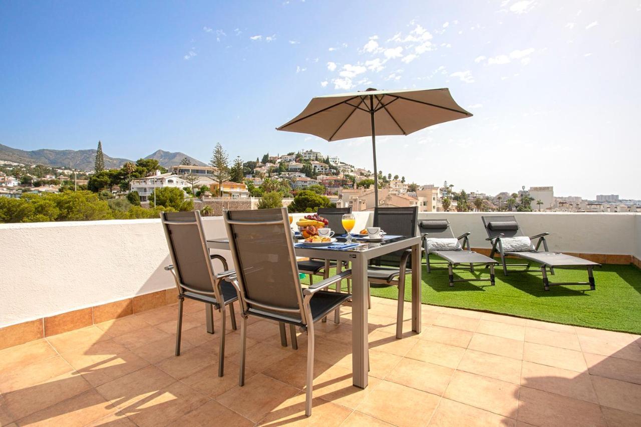 Atico Frente Al Mar - Vistas, Piscina, Terrazas, Parking! Apartment Беналмадена Екстериор снимка